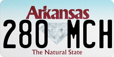 AR license plate 280MCH