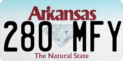AR license plate 280MFY