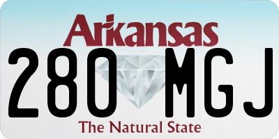 AR license plate 280MGJ