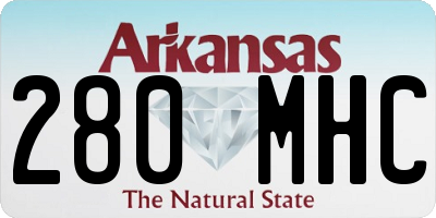 AR license plate 280MHC