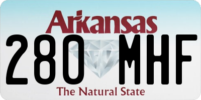 AR license plate 280MHF