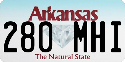 AR license plate 280MHI