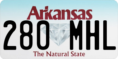 AR license plate 280MHL