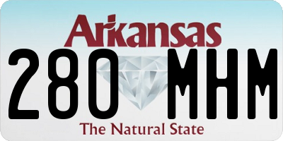 AR license plate 280MHM
