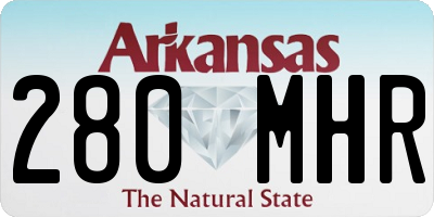 AR license plate 280MHR