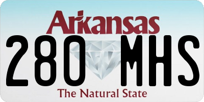 AR license plate 280MHS