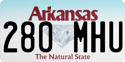 AR license plate 280MHU