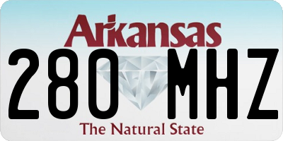 AR license plate 280MHZ