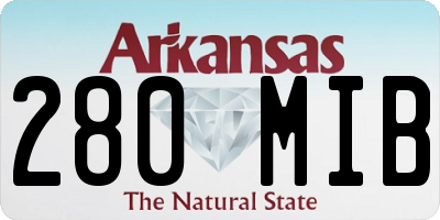 AR license plate 280MIB