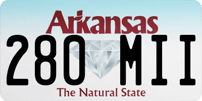 AR license plate 280MII