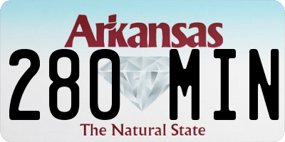 AR license plate 280MIN