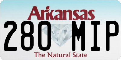 AR license plate 280MIP