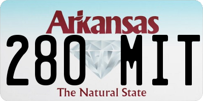 AR license plate 280MIT