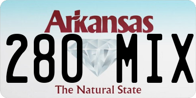 AR license plate 280MIX
