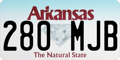 AR license plate 280MJB