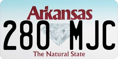 AR license plate 280MJC