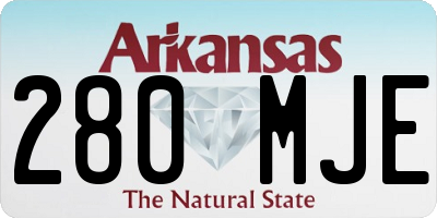 AR license plate 280MJE