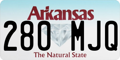 AR license plate 280MJQ