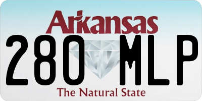 AR license plate 280MLP