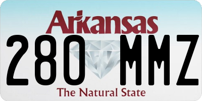 AR license plate 280MMZ