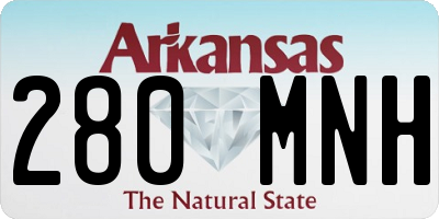 AR license plate 280MNH