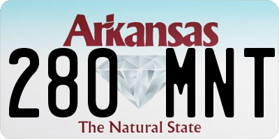 AR license plate 280MNT