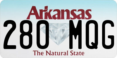 AR license plate 280MQG