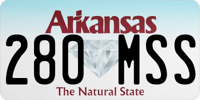 AR license plate 280MSS
