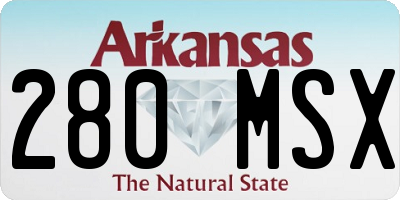 AR license plate 280MSX