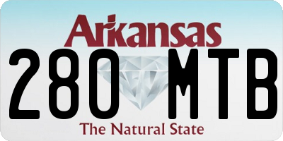 AR license plate 280MTB