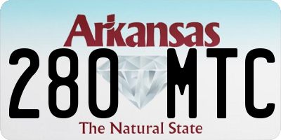 AR license plate 280MTC