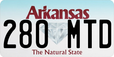 AR license plate 280MTD