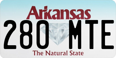AR license plate 280MTE