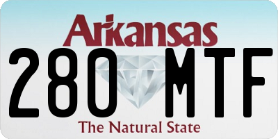 AR license plate 280MTF