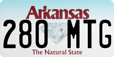 AR license plate 280MTG