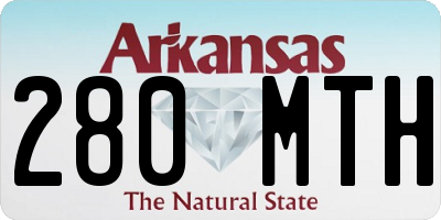 AR license plate 280MTH
