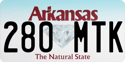 AR license plate 280MTK