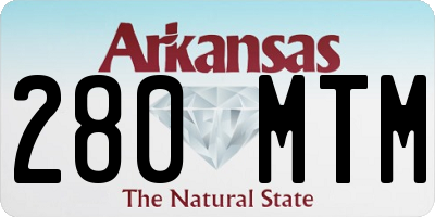 AR license plate 280MTM