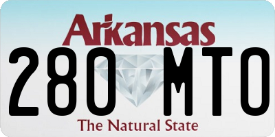 AR license plate 280MTO