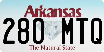 AR license plate 280MTQ