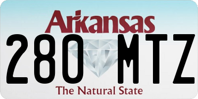 AR license plate 280MTZ
