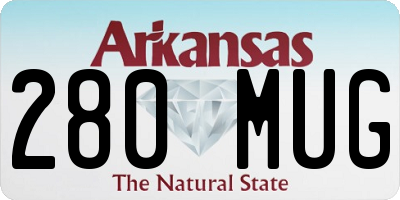 AR license plate 280MUG