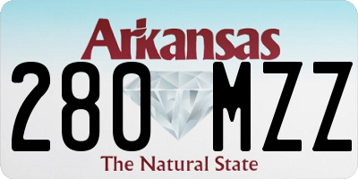 AR license plate 280MZZ