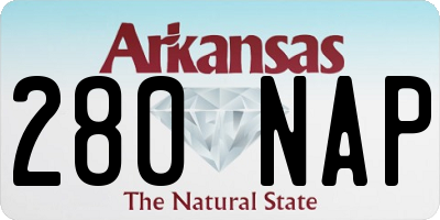 AR license plate 280NAP