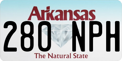 AR license plate 280NPH