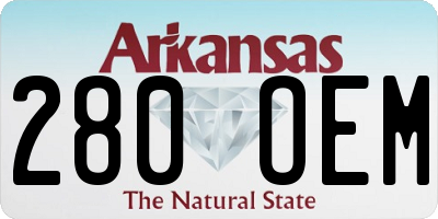 AR license plate 280OEM