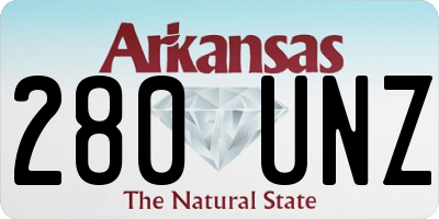 AR license plate 280UNZ