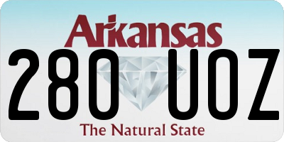 AR license plate 280UOZ