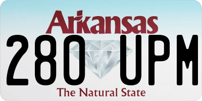 AR license plate 280UPM