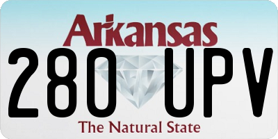 AR license plate 280UPV